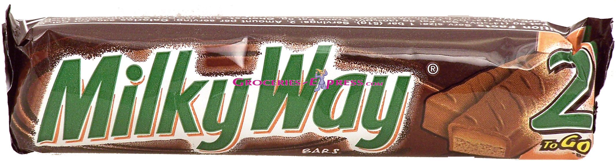 Milky Way(r)  rich chocolate, creamy caramel, smooth nougat king size candy bar Full-Size Picture